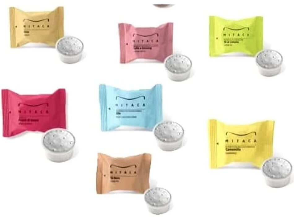 Capsule mitaca ginseng, orzo (frutti rossi, te e camomilla)