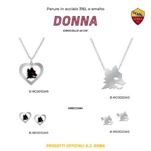Girocollo ed Orecchini donna Roma