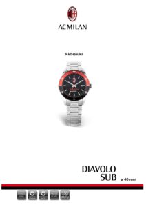 Orologi AC Milan Diavolo Sub
