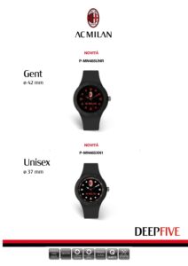 Orologi AC Milan Deep Five