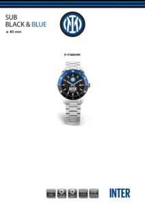 Orologi Inter Sub Black&Blue