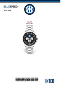 Orologi Inter Blue Speed