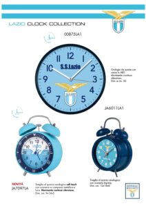 Orologio da parete con cassa in ABS – Sveglia al quarzo analogica con suoneria bip-bip – Sveglia al quarzo analogica soft touch