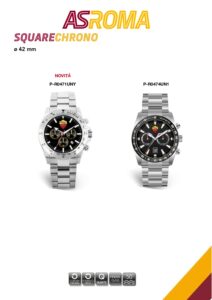Orologi Roma “Square Chrono”